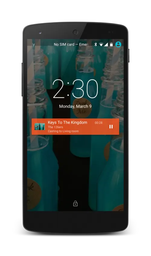 Music Player controls on Lock Screen